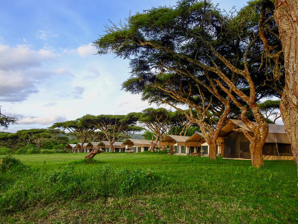 Afrika-Reise in Tanzannia, Safari - Unterkunft